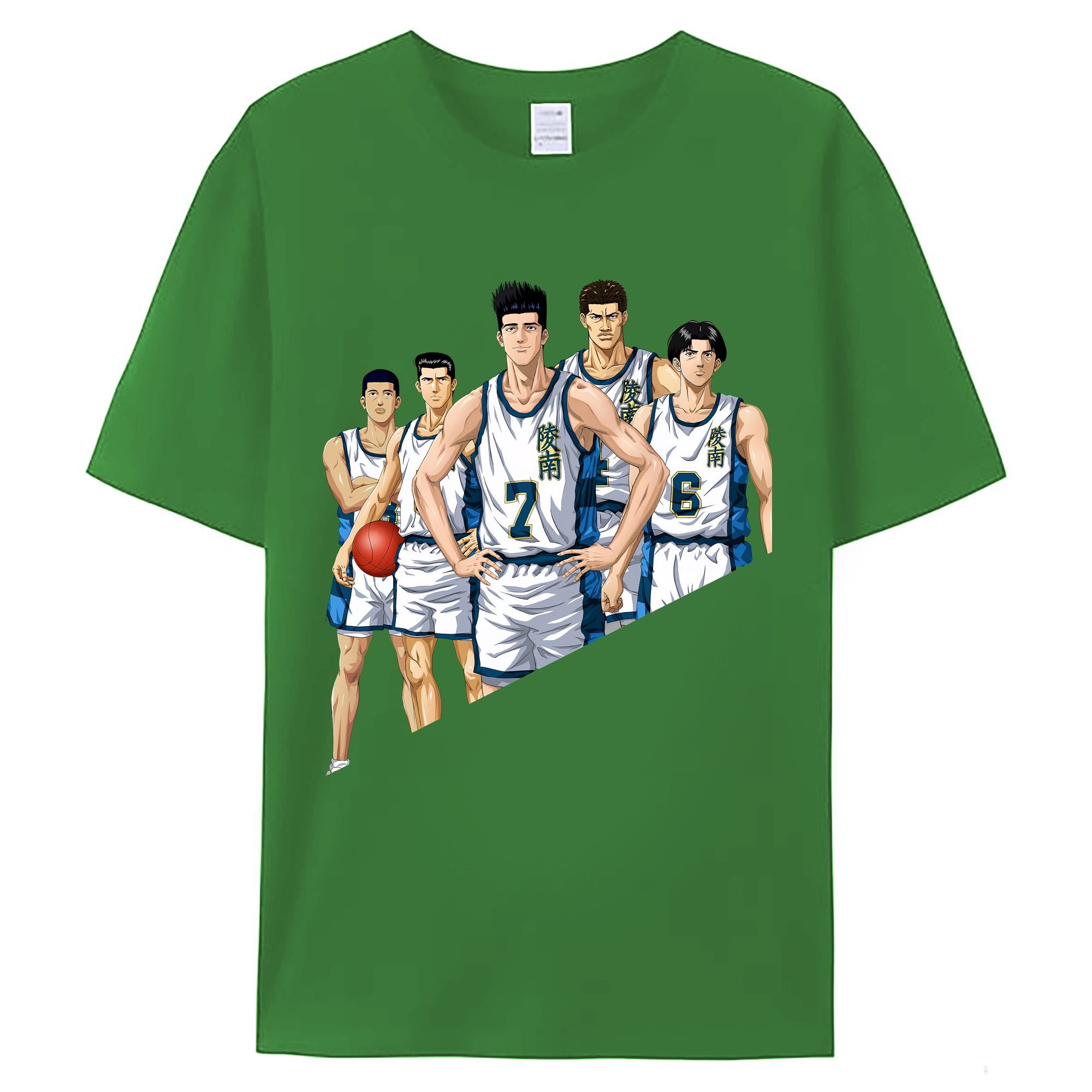 （画像用） SLAM DUNK／スラムダンク レディースカジュアルプリントTシャツ（綿100％）